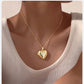 Stainless Steel Chain Heart Picture Custom Pendent Necklace