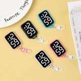 LED Digital Keychain Pocket Watch