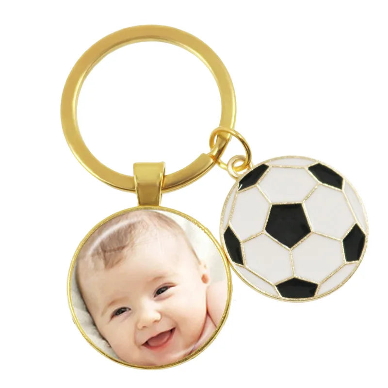 Personalized Photo Keychain – Custom Family Picture Gift for Parents & Loved Ones