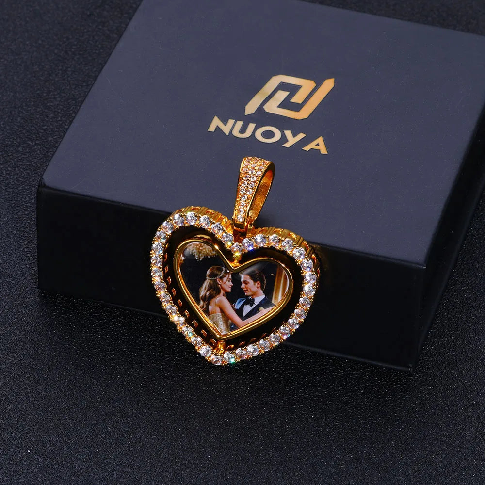 Heart Picture Pendant Necklace