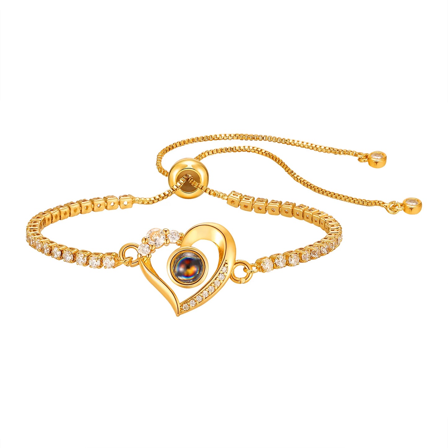 Vnox Custom Photo Projection Bracelet