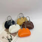 Mini PU Leather Handbag Keychain Pendant