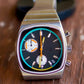 Black Square Sports Watch with Stainless Steel Strap