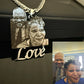 Engraved Personalized Stainless Steel Photo Necklace
