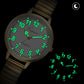 Elastic Stainless Steel Women’s Waterproof Watch with Luminous Hands