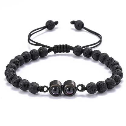 Personalized Multiple Photo Projection Bracelet – 21 Styles, 4 Bead Options