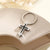 Customized Photo Projection Cross Keychain