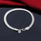 Fine 925 Sterling Silver Solid Chain Bracelet