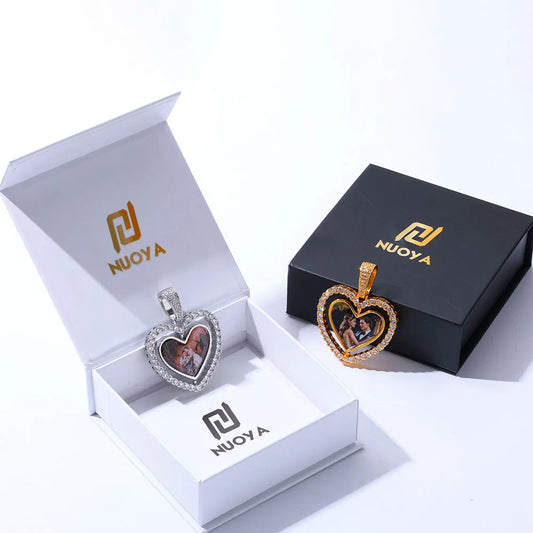 Personalized Photo Necklace - Heart Pendant Jewelry for Women