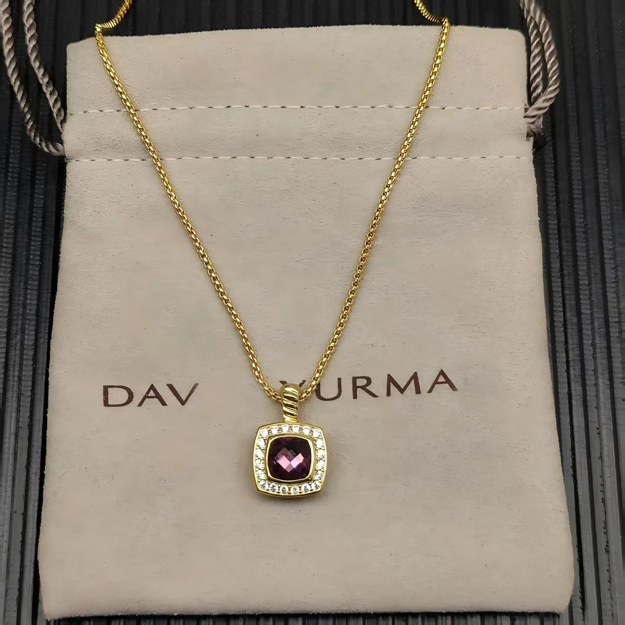 Classic Love Color Pendant Necklace