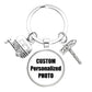 Personalized Photo Keychain – Custom Family Picture Gift for Parents & Loved Ones