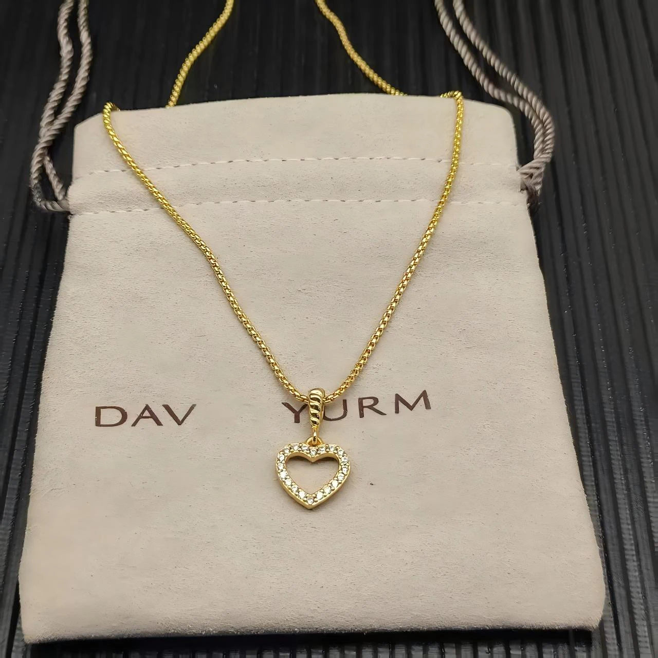 Classic Love Color Pendant Necklace