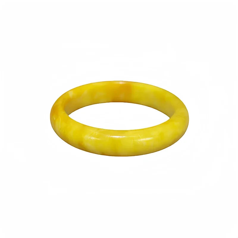 Vintage Carved Jade Bracelet Bangle