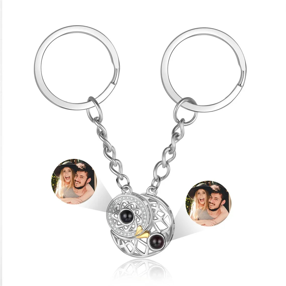 Personalized Custom Sun Moon Photo Projection