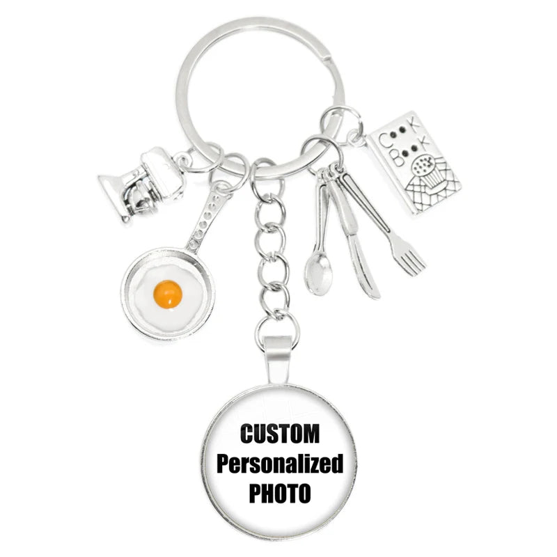 Personalized Photo Keychain – Custom Family Picture Gift for Parents & Loved Ones