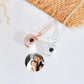 Custom Projection Photo Necklace Trendy Star Moon