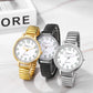 Elastic Stainless Steel Women’s Waterproof Watch with Luminous Hands