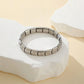 Italian Charm Stainless Steel Elastic Modular Bracelet