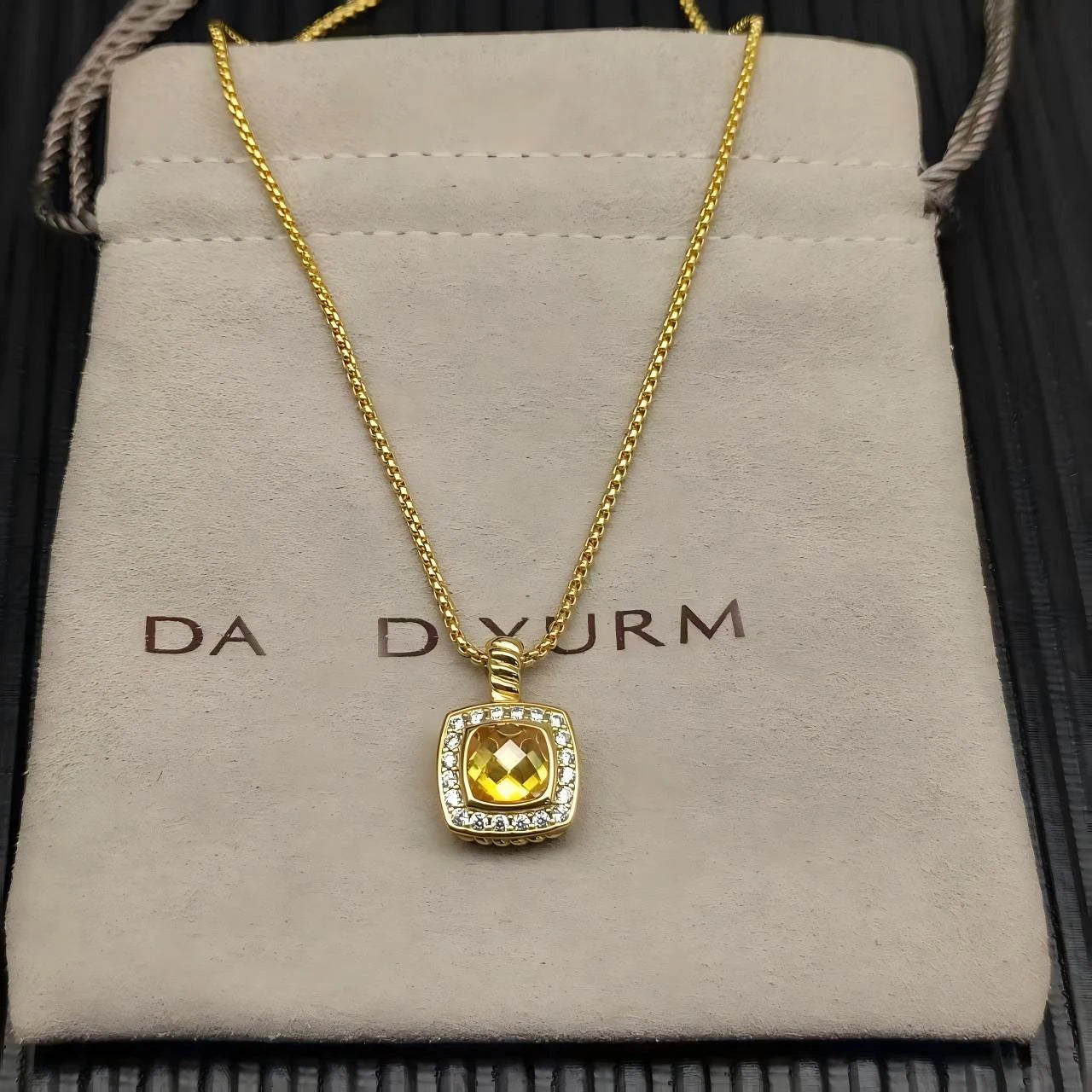 Classic Love Color Pendant Necklace