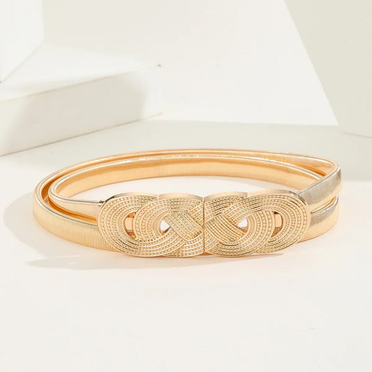 Fashion Elastic Metal Chain Belt for Women