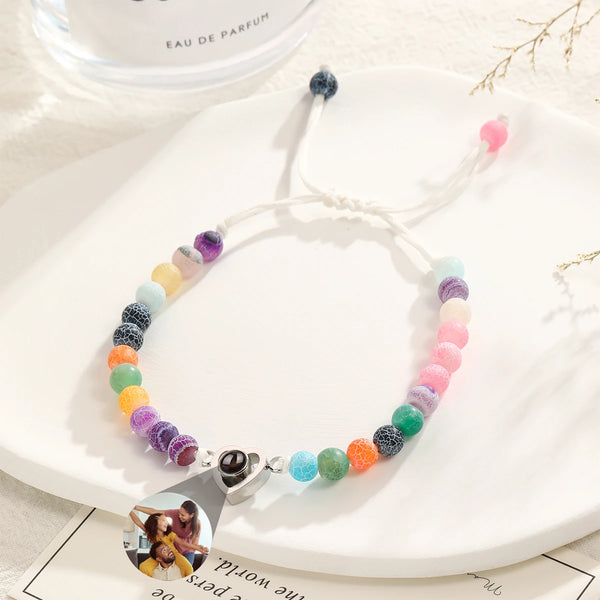 Custom Photo Projection Bracelet Personalized Picture Jewelry Gift for Women