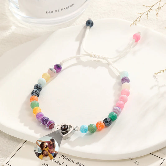 Custom Photo Projection Bracelet Personalized Picture Jewelry Gift for Women