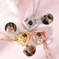 Custom Heart Projection Necklace – Personalized Photo Memory Gift