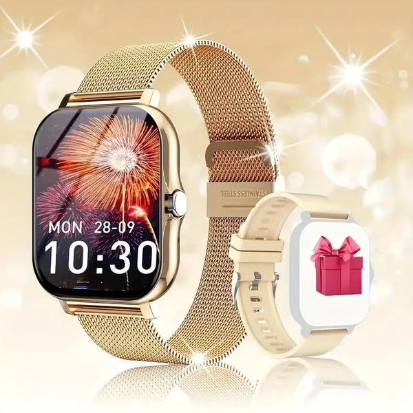 Multi-Sport Smartwatch with Message Display and Fitness Tracking