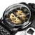 Watch for Men with Luminous Hands and Stainless Steel Strap