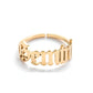 Stainless Steel 12 Constellation Letter Letter Ring