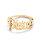 Stainless Steel 12 Constellation Letter Letter Ring