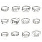 Stainless Steel 12 Constellation Letter Letter Ring