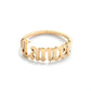 Stainless Steel 12 Constellation Letter Letter Ring