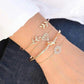 4pcs/Set Fashion Bohemia Leaf Knot Hand Cuff