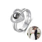 Heart Ring Personalized Projection Photo Rings
