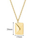 Personalized Envelope Photo Necklace